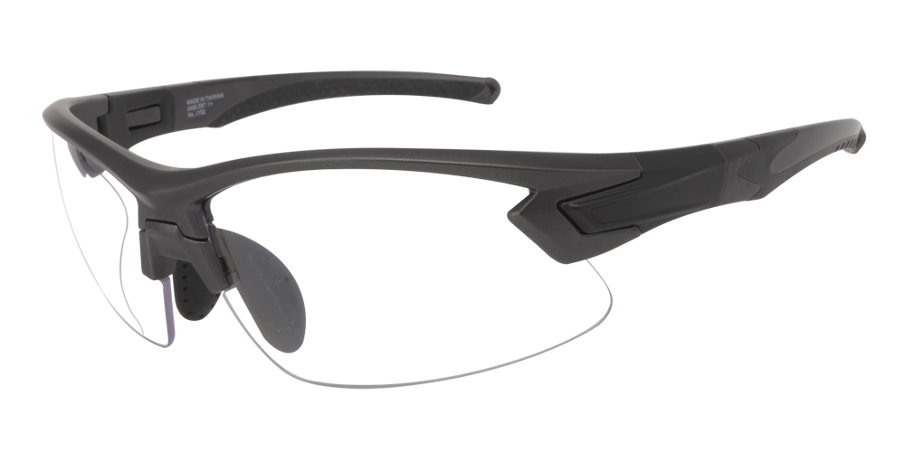 Prescription Safety Glasses Peak Black - ANSI Z87.1 Certified - Industrial, Construction and Shooting Glasses