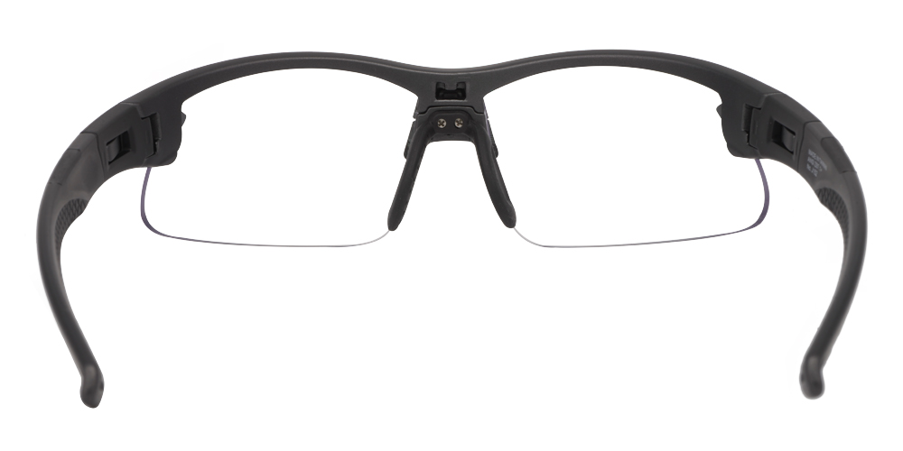 Prescription Safety Glasses Peak Black - ANSI Z87.1 Certified - Industrial, Construction and Shooting Glasses