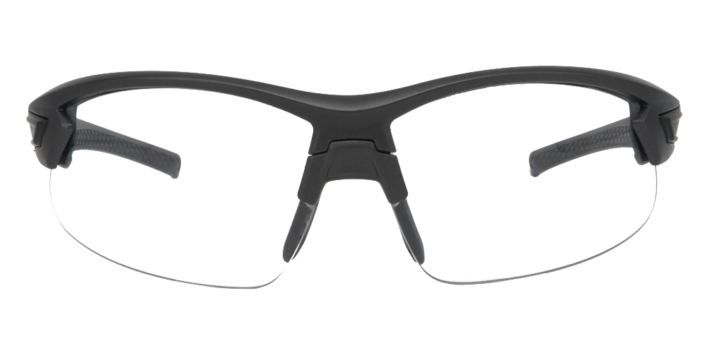 Prescription Safety Glasses Peak Black - ANSI Z87.1 Certified - Industrial, Construction and Shooting Glasses