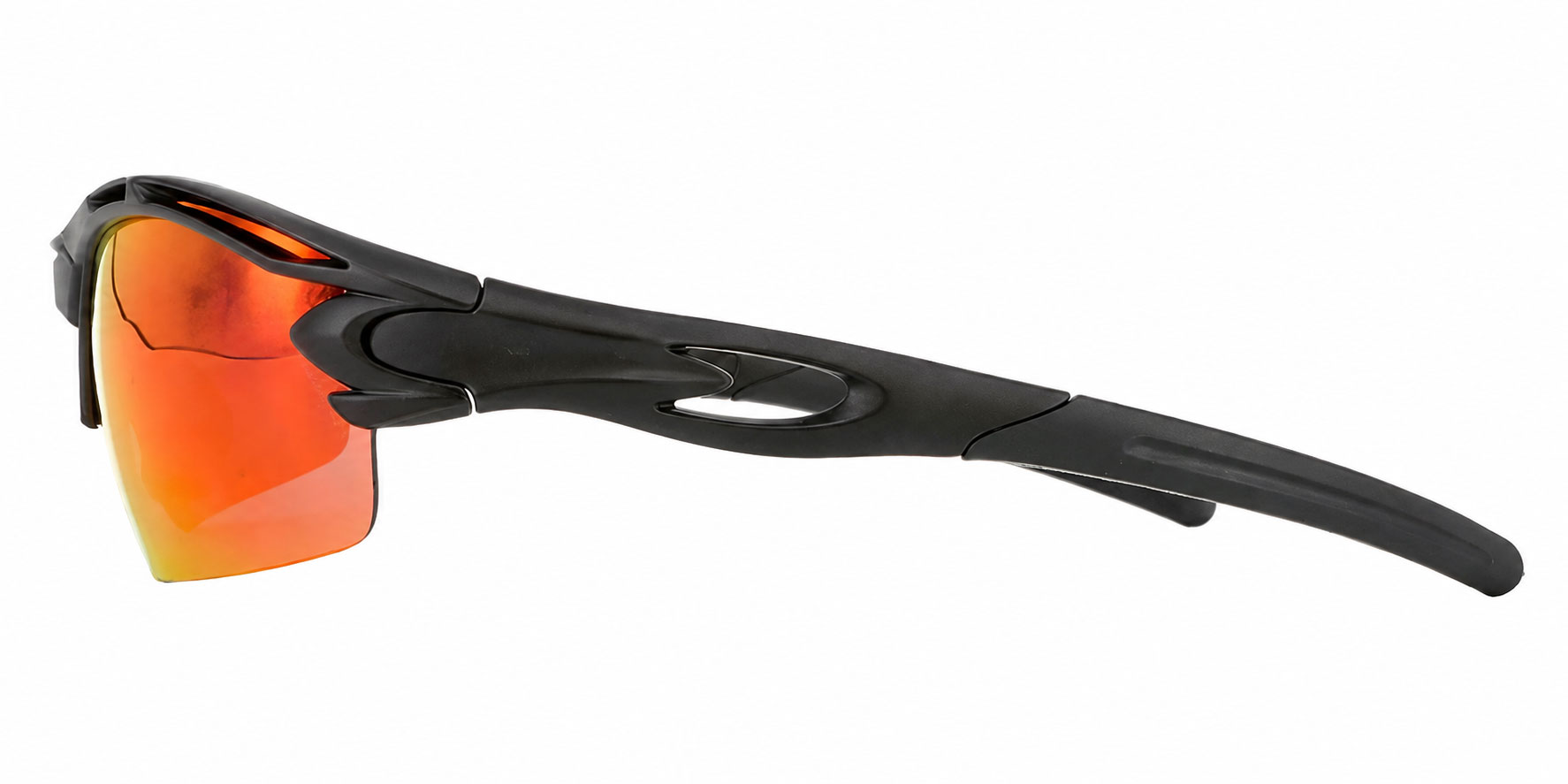 Prescription Sports Sunglasses Avalanche Black - ANSI Z87.1 Certified